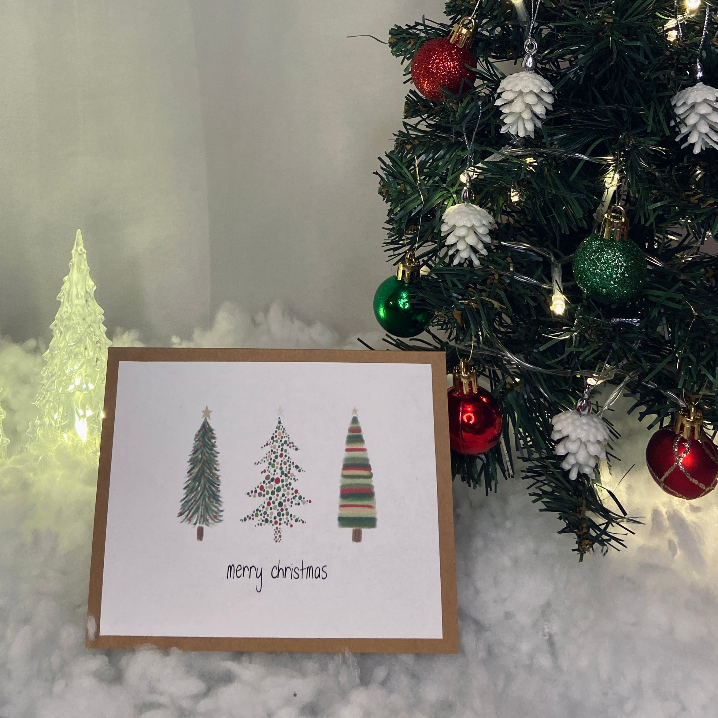 'Christmas Tree-o' Christmas Card