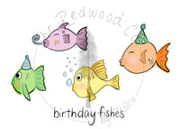 'Birthday Fishes' Birthday Card
