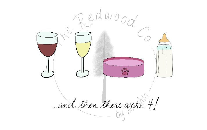 '...and then there were 3/4/5' New Baby Card