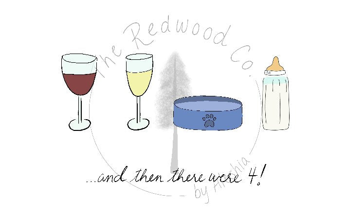 '...and then there were 3/4/5' New Baby Card