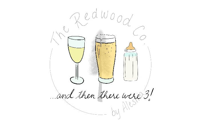 '...and then there were 3/4/5' New Baby Card