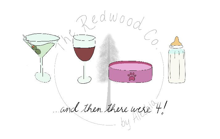 '...and then there were 3/4/5' New Baby Card