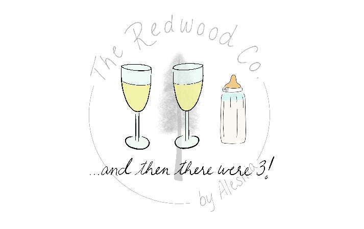 '...and then there were 3/4/5' New Baby Card