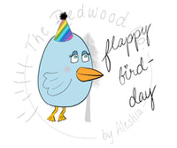 'flappy bird-day' Birthday Card