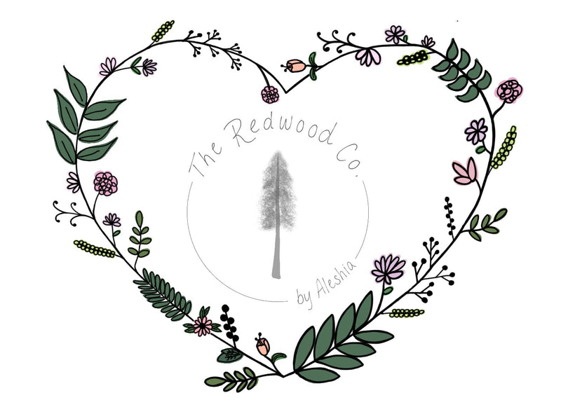 Floral Vine Heart Card