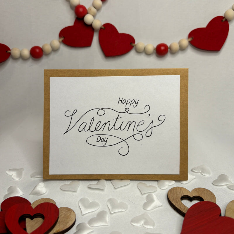 'Happy Valentine's Day' Greeting Card