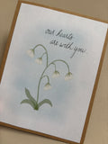 'our hearts are with you' sympathy card