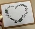 Floral Vine Heart Card