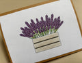 Lavender Garden Box Greeting Card