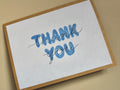'Thank You' watercolour Thank You card