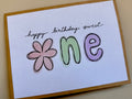 'happy birthday, sweet ONE' 1st Birthday Card