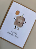 'a little birthday toast' Birthday Card