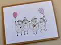 sheep herd Birthday Card