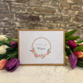 "thank you, Mom' card