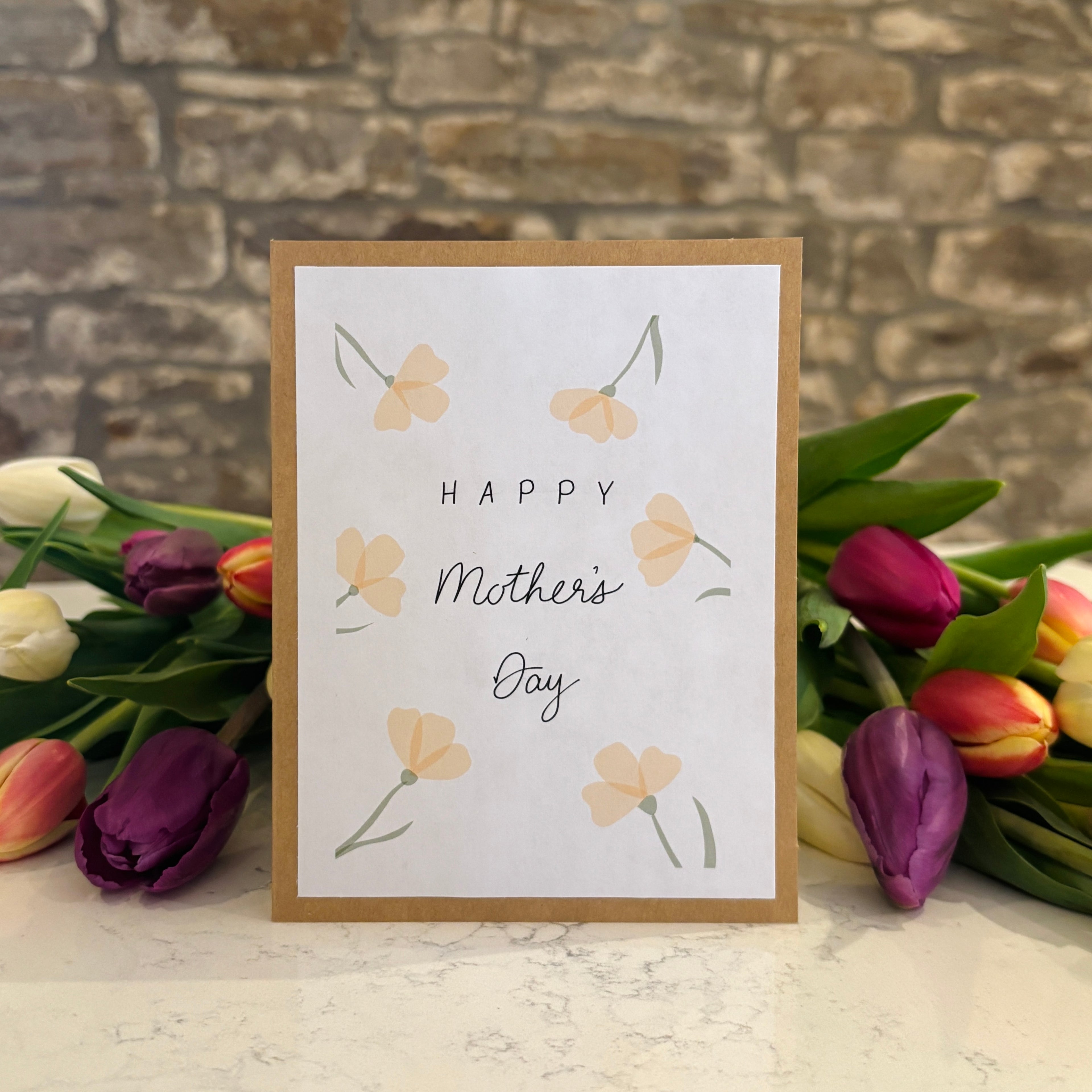 'happy Mother's day' floral card