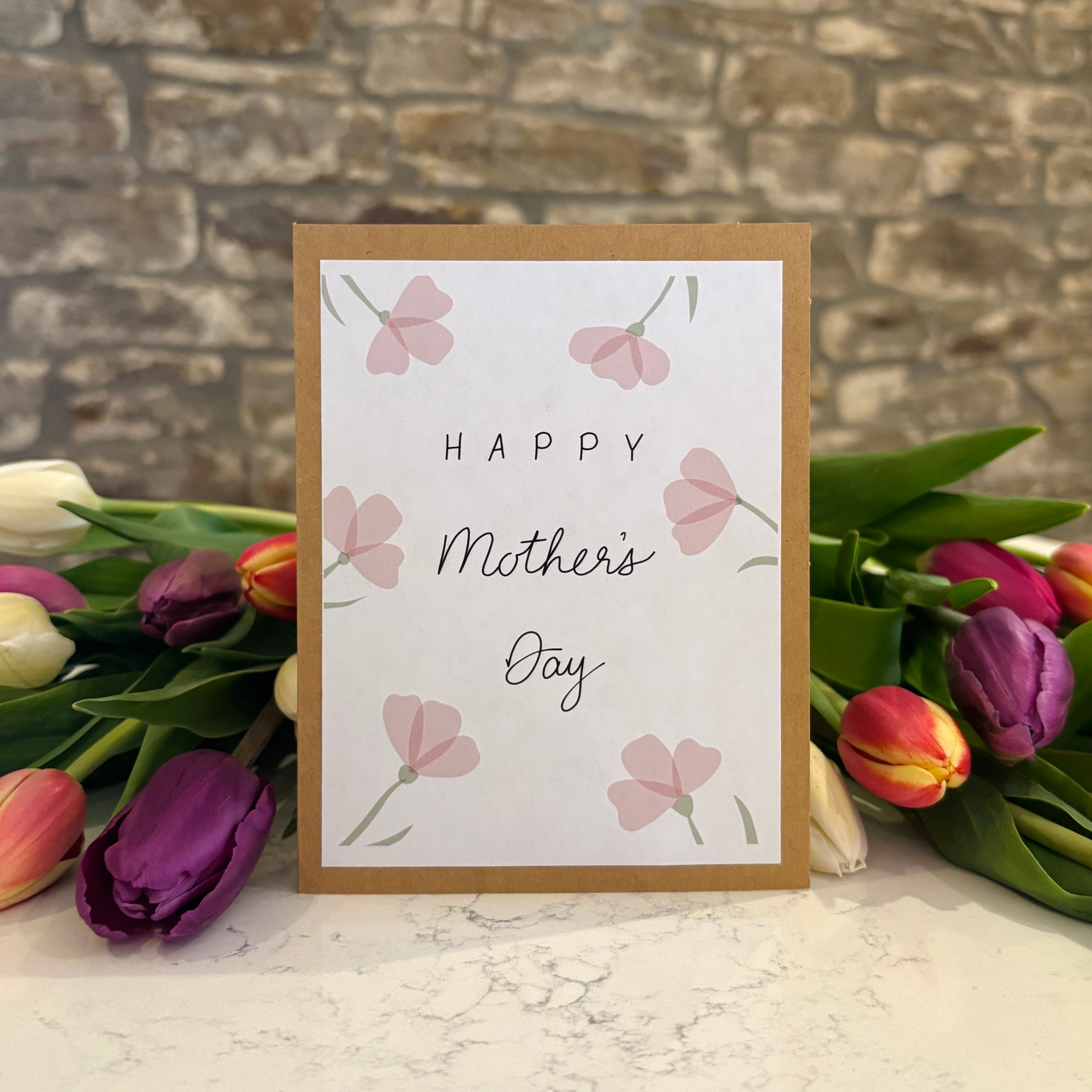 'happy Mother's day' floral card