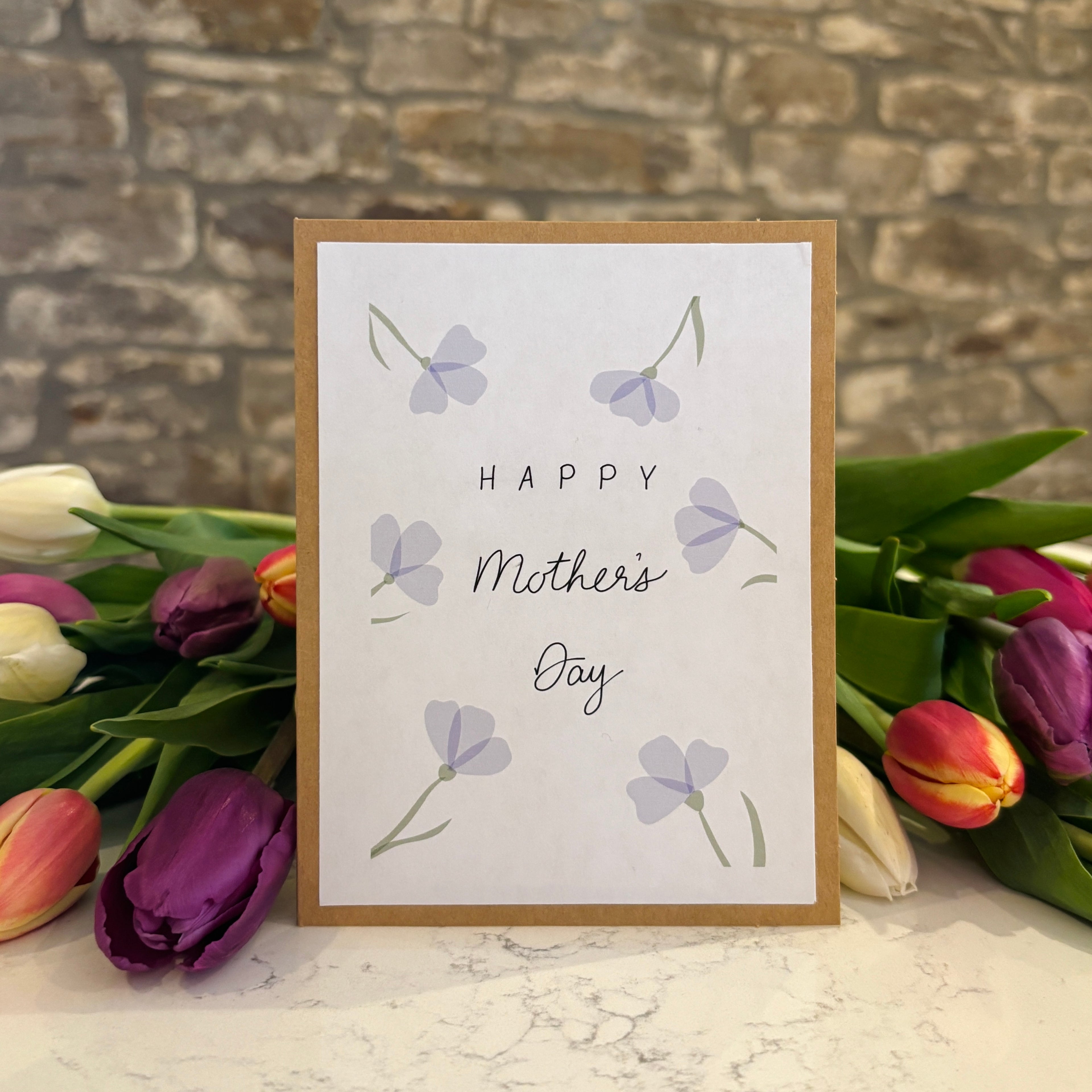 'happy Mother's day' floral card