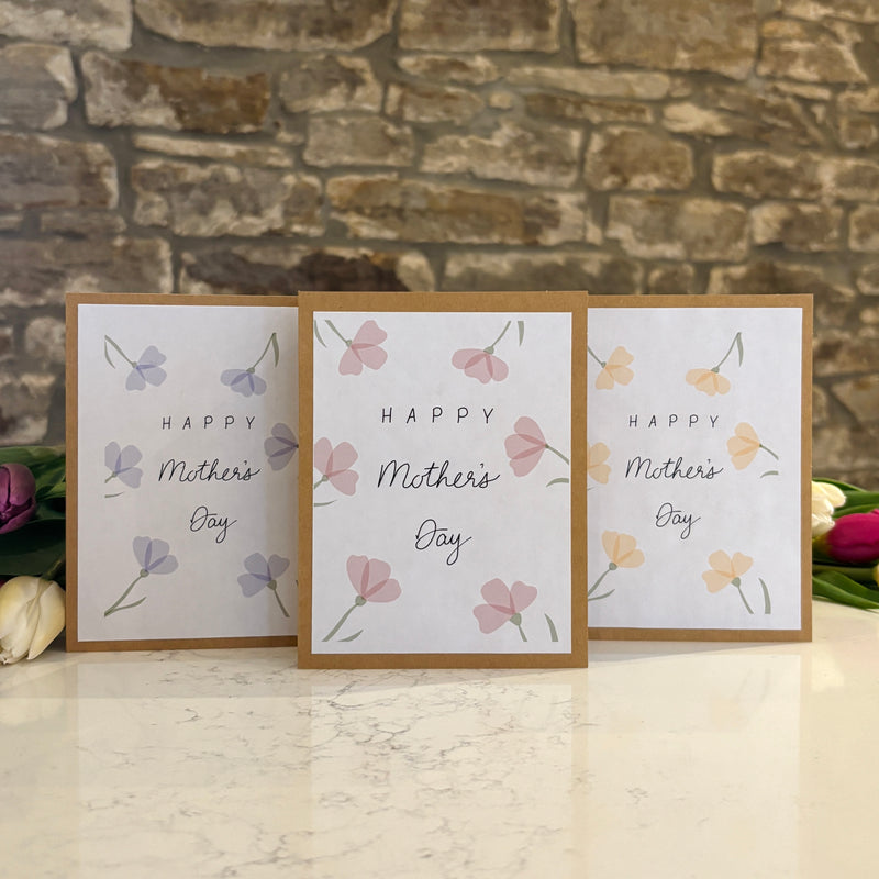 'happy Mother's day' floral card